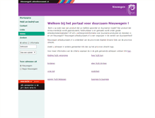 Tablet Screenshot of nieuwegein.allesduurzaam.nl
